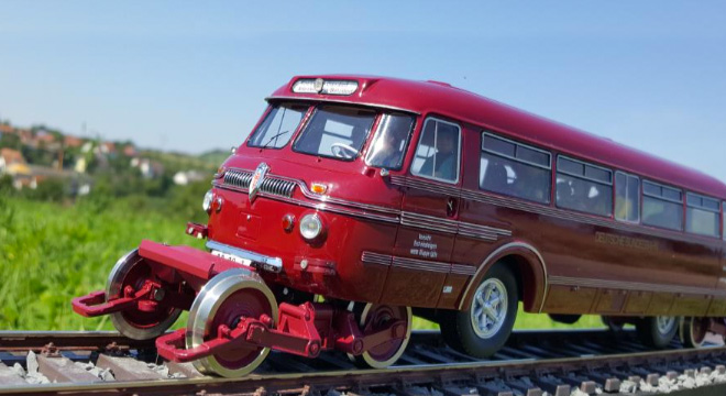 Schi Stra Bus - Schienenversion motorisiert - 1